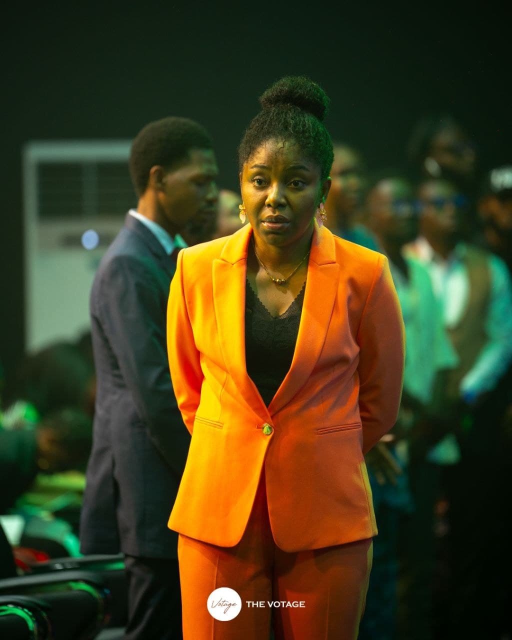 Pastor Anwinli Ojeikere speaking